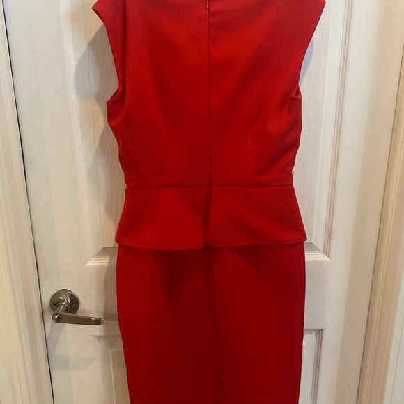 Red Peplum dress - Picture 4 of 4